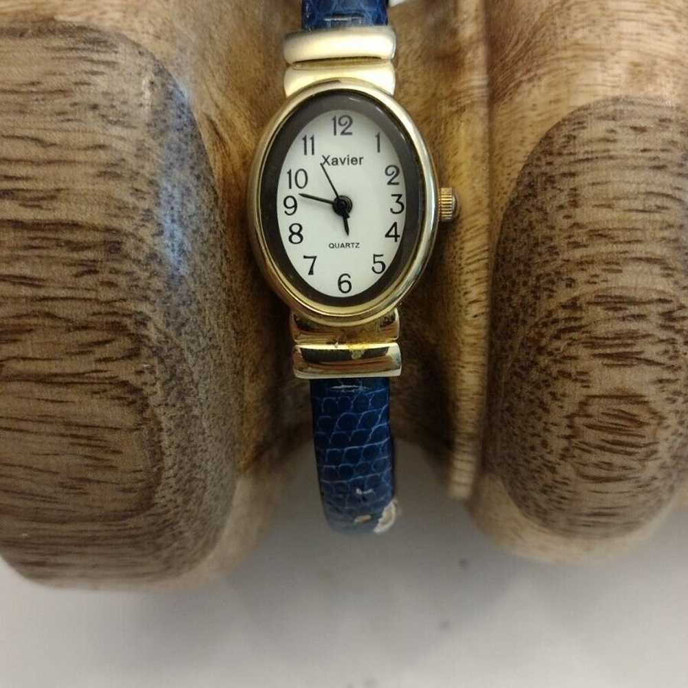 Working Vintage Women's Cuff Quartz Watch - image 1