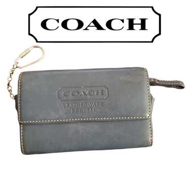 Coach 1941 outlets Accordion Card Case in Utility Green