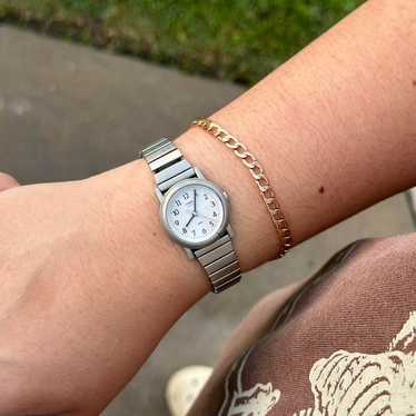 Timex vintage Silver and Grey Watch