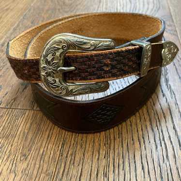 Womens western, 90s leather belt vintage