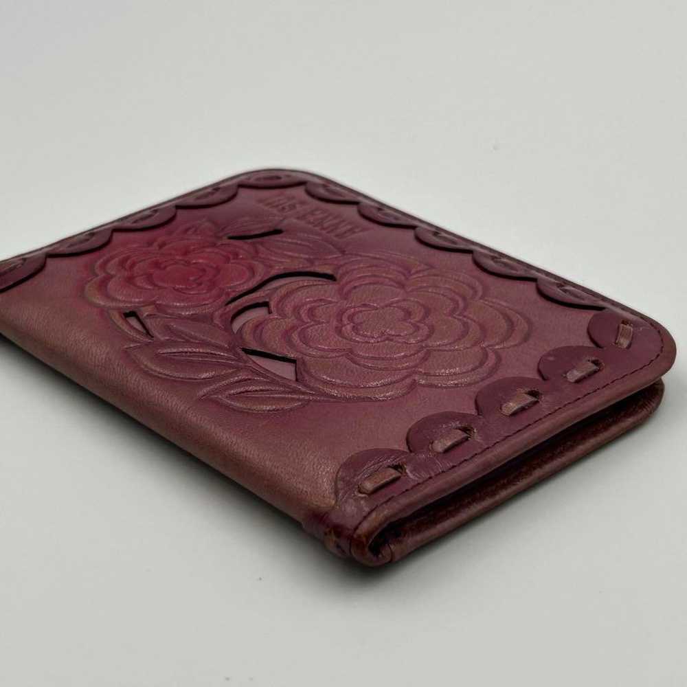 【Rare】ANNA SUI Anna Sui Pass Case Purple Rose Rose - image 12