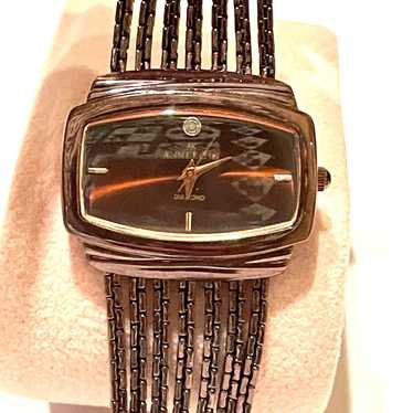 Vintage Anne Klein Sleek Diamond Watch