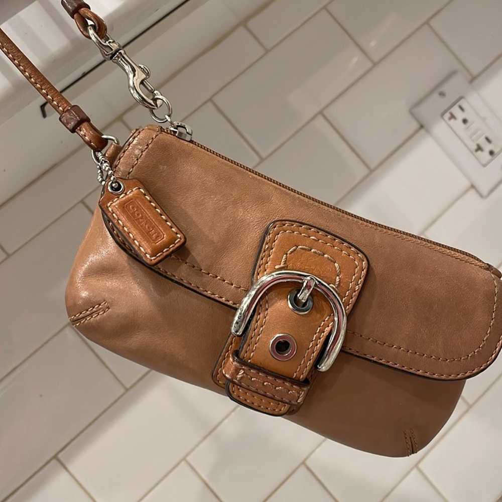 Coach vintage wristlet leather - image 11