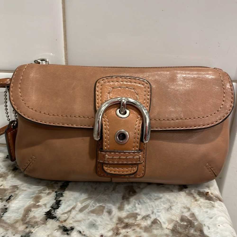 Coach vintage wristlet leather - image 2