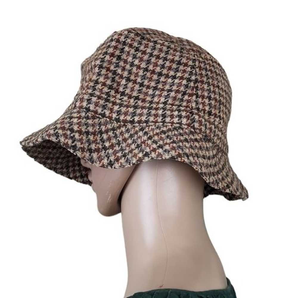 Vintage TWEED Houndtooth Bucket Hat - image 2