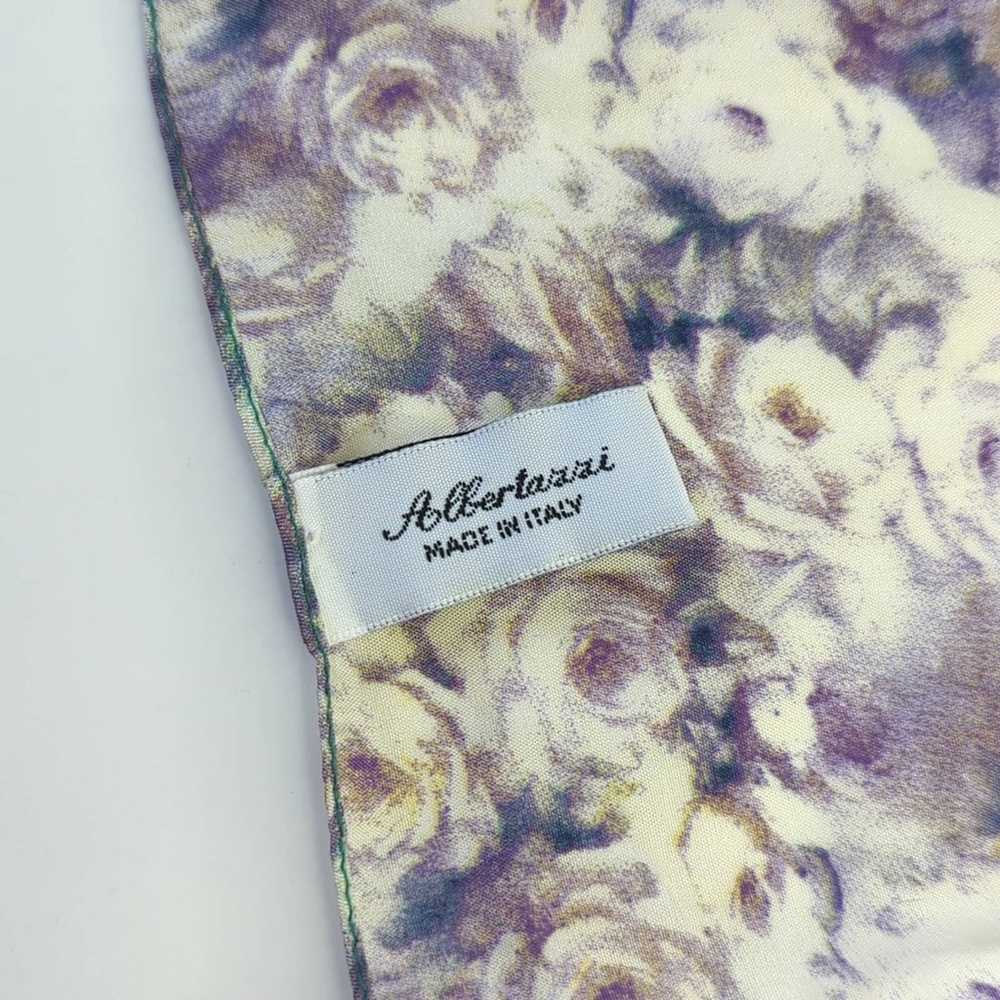 Albertazzi 90's Vintage 100% Silk Floral Printed … - image 5