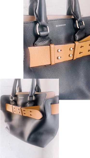 authentic Burberry leather belt bag