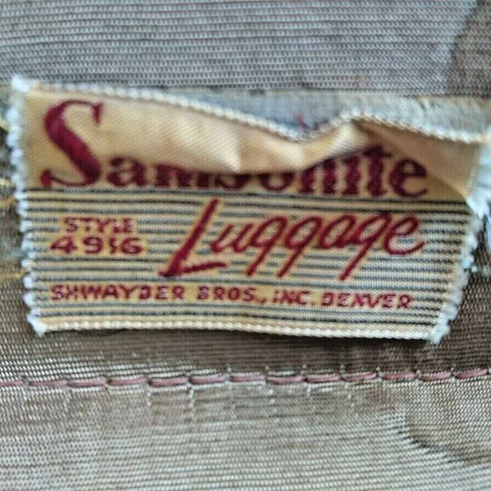 Vintage Samsonite Hard Shell Suitcase Style 4916 … - image 10