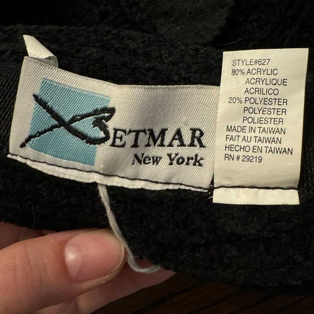 Vintage Y2k Betmar New York 80s 90s Black Curdoro… - image 2