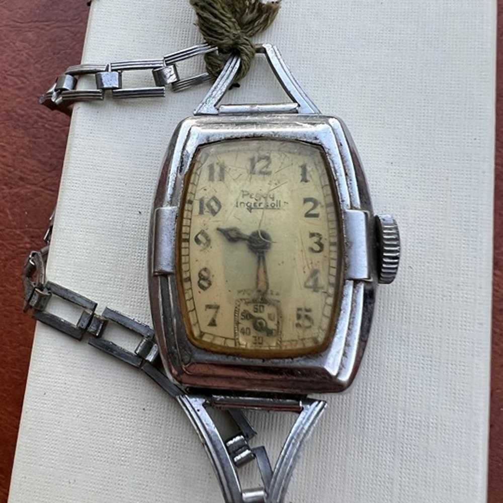 Vintage Antique 1930s Peggy Ingersoll Wrist Watch… - image 2