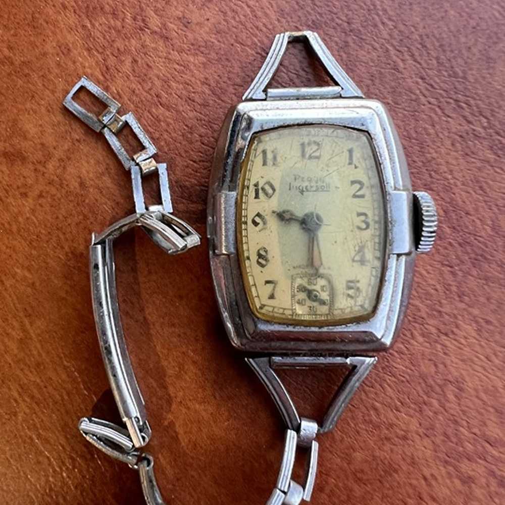 Vintage Antique 1930s Peggy Ingersoll Wrist Watch… - image 5