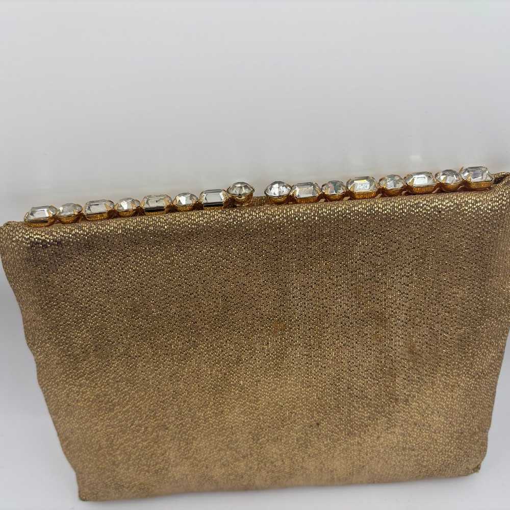 Vintage 1950s Magid Gold Clutch - image 2