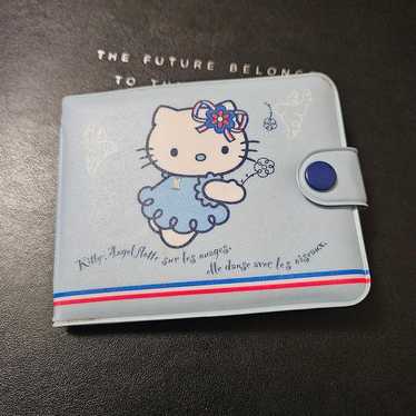 Vintage Blue Angel Hello Kitty French 2002 card W… - image 1