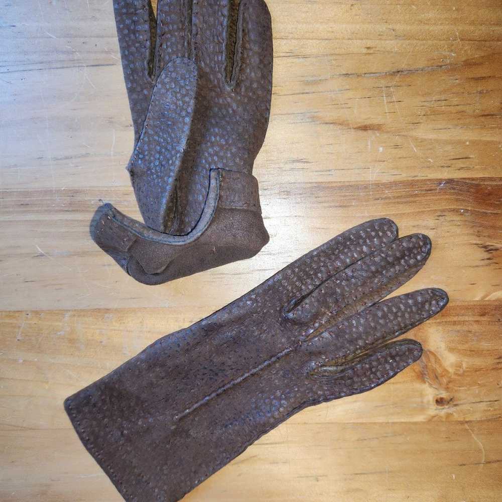 LOT(3) of Leather Gloves - image 6