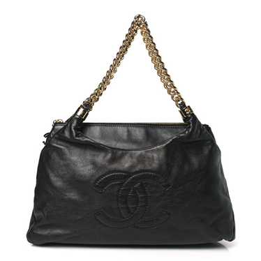 CHANEL Calfskin Rodeo Drive Hobo Black - image 1