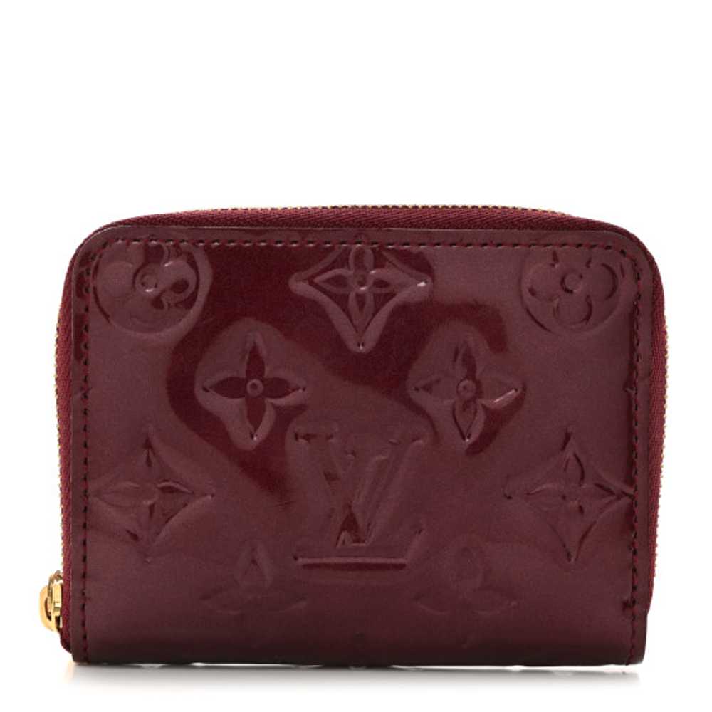 LOUIS VUITTON Vernis Zippy Coin Purse Rouge Fauvi… - image 1