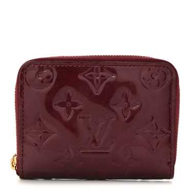 LOUIS VUITTON Vernis Zippy Coin Purse Rouge Fauvi… - image 1