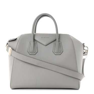 GIVENCHY Sugar Goatskin Medium Antigona Pearl Grey