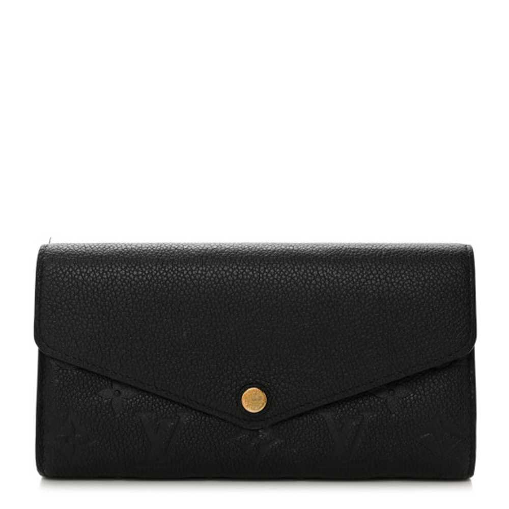 LOUIS VUITTON Empreinte Sarah Wallet NM Black - image 1