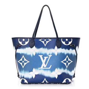 LOUIS VUITTON Monogram Escale Neverfull MM Blue - image 1