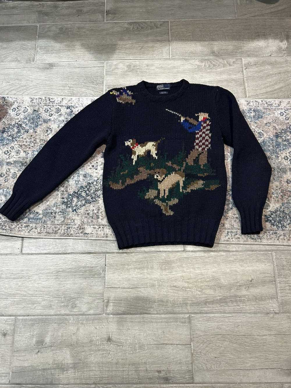 Polo Ralph Lauren × Vintage Polo Wool Hand Knit S… - image 1