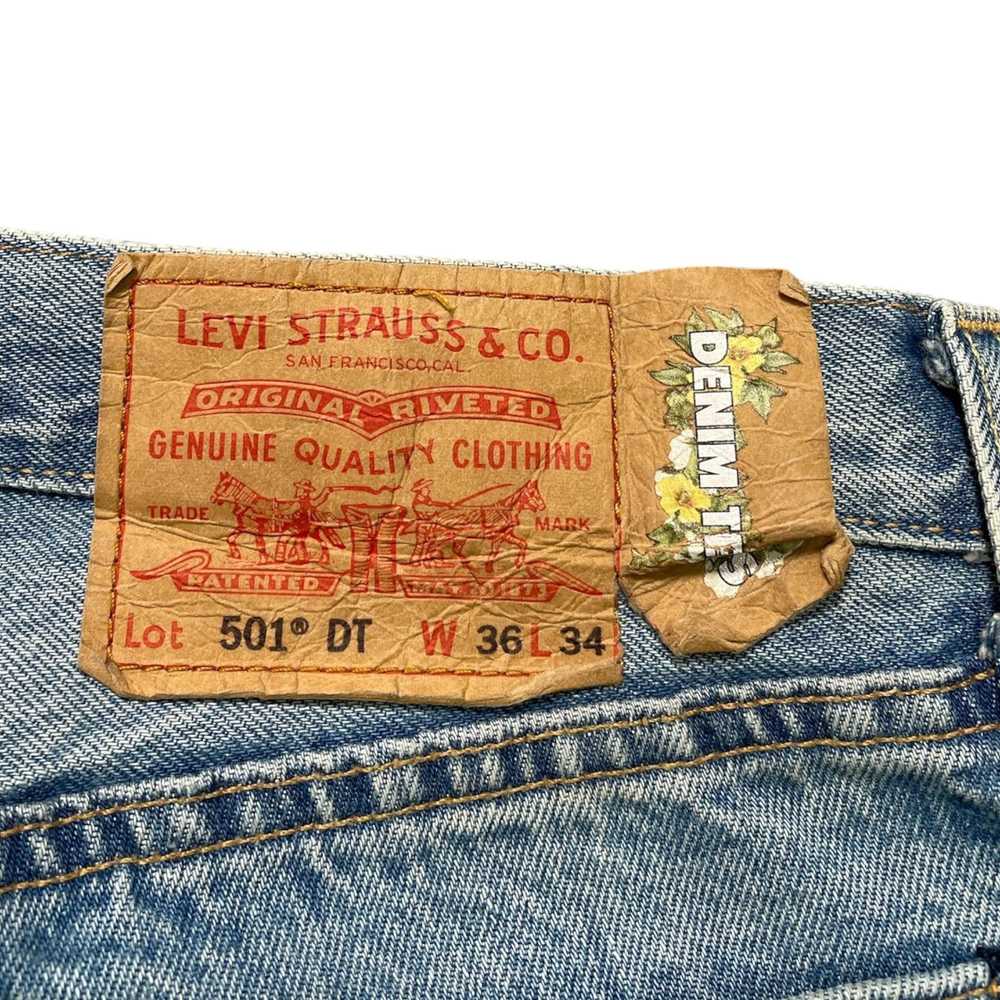 DENIM TEARS x Levi's Cotton Wreath Jeans Light Wa… - image 4