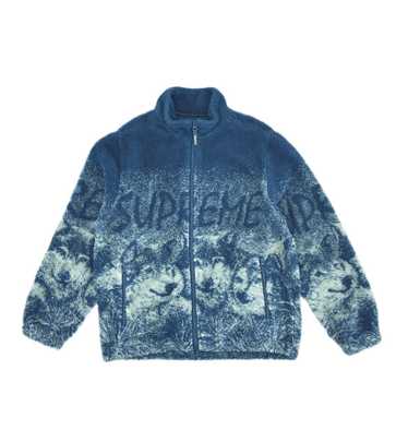 Supreme Supreme Wolf Fleece Jacket Dark Teal Size… - image 1