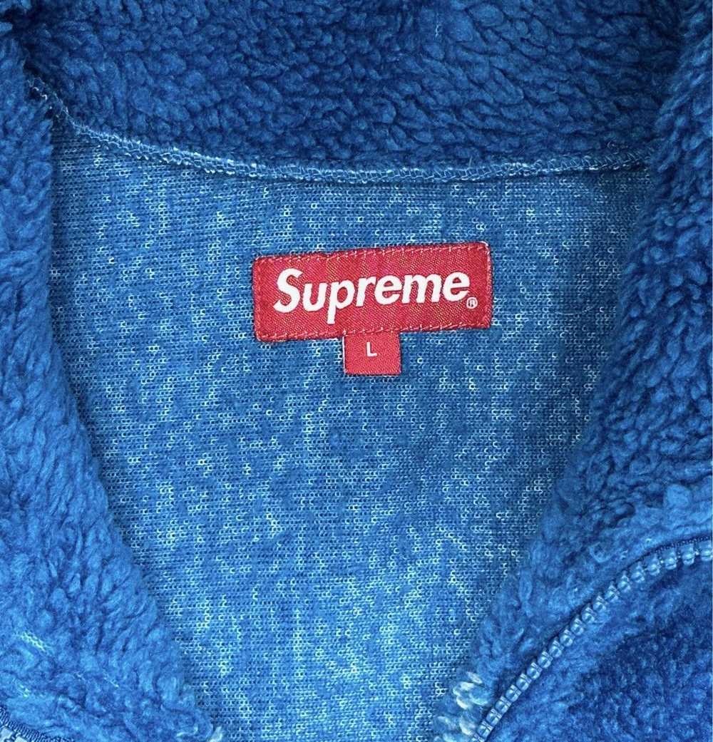 Supreme Supreme Wolf Fleece Jacket Dark Teal Size… - image 3