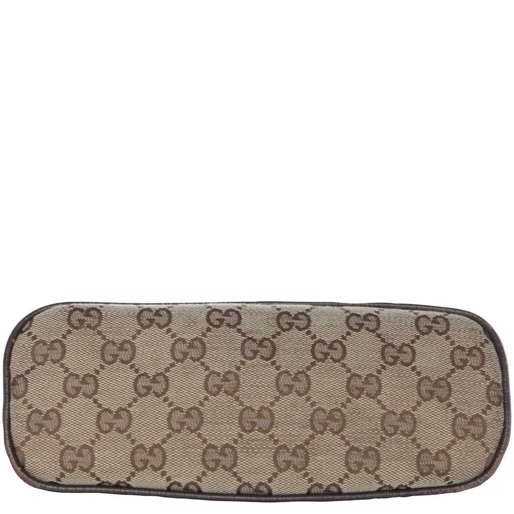 Vtg Y2K GUCCI GG Logo Monogram Canvas Leather Poc… - image 3