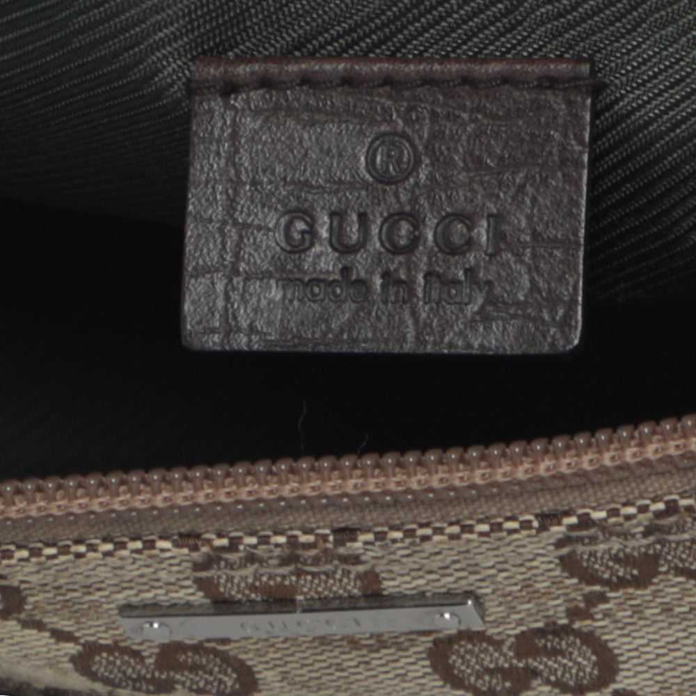 Vtg Y2K GUCCI GG Logo Monogram Canvas Leather Poc… - image 4