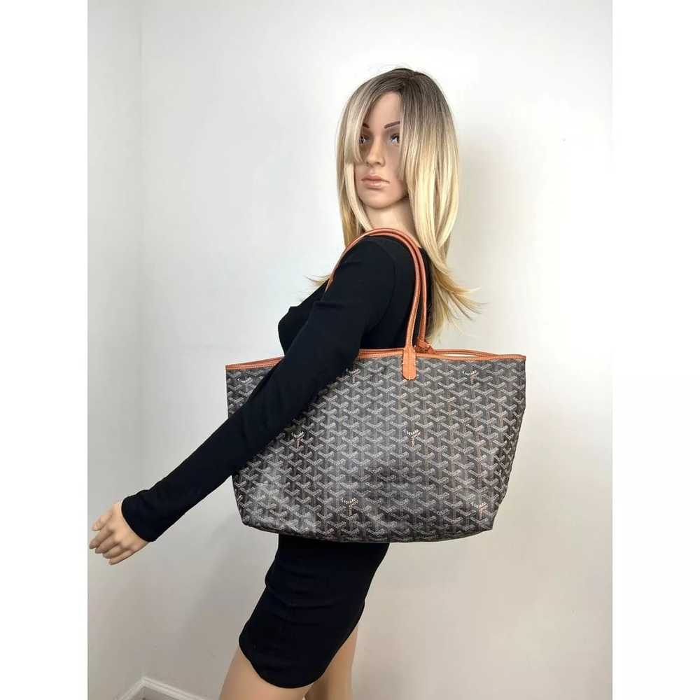 GOYARD St. Louis Goyardine PM Black Tote - image 10