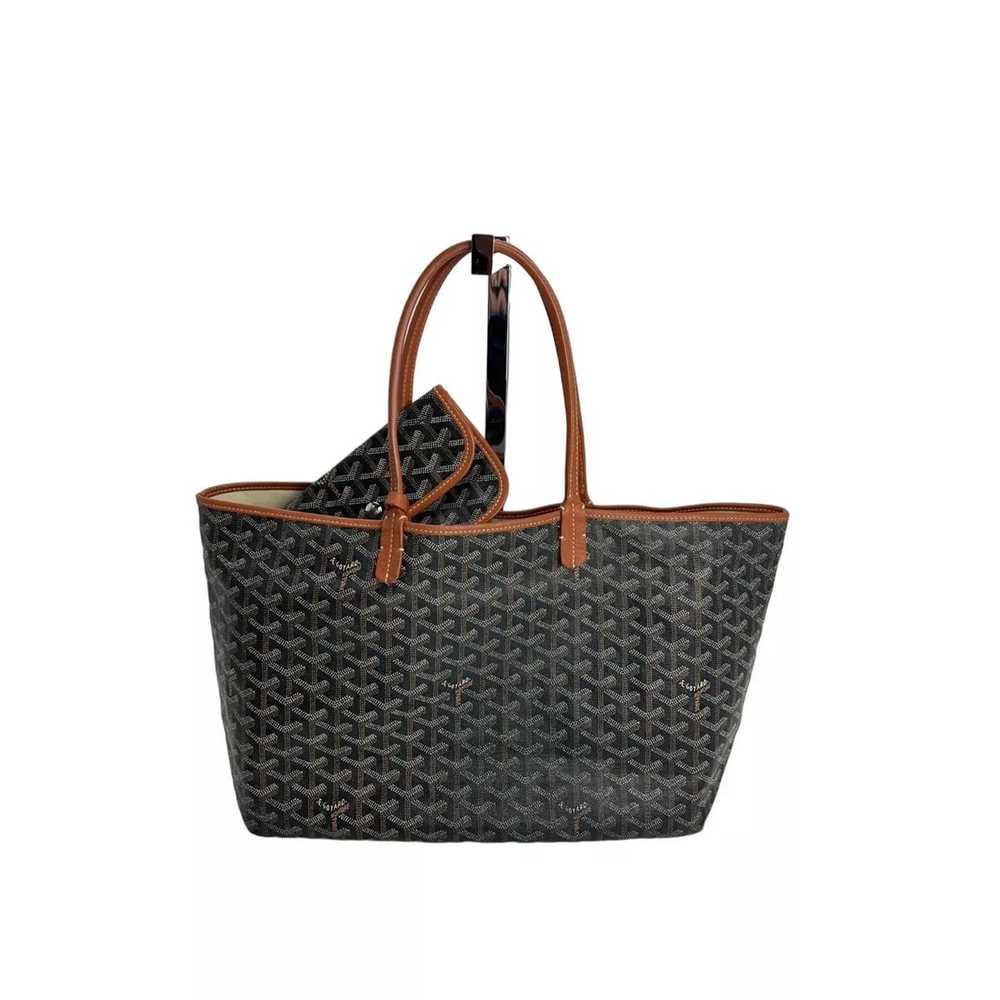 GOYARD St. Louis Goyardine PM Black Tote - image 1