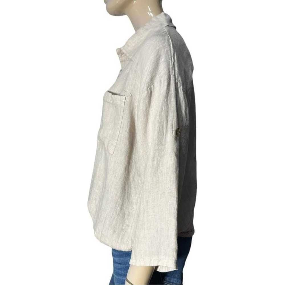 Non Signé / Unsigned Linen jacket - image 2