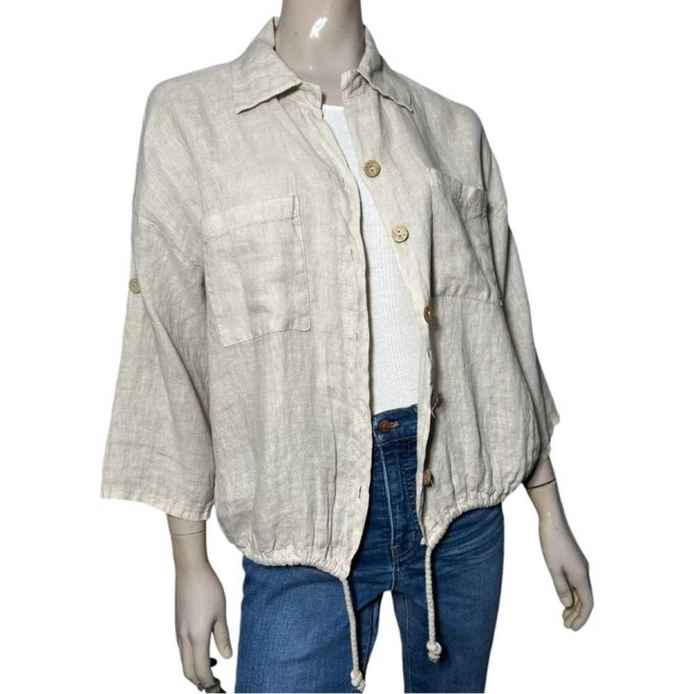 Non Signé / Unsigned Linen jacket - image 3