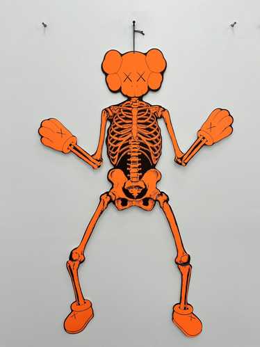 Kaws KAWS Orange Companion Skeleton 2021 Cutout Wa