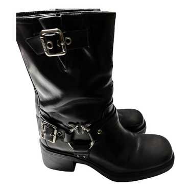 Pinko Leather biker boots - image 1