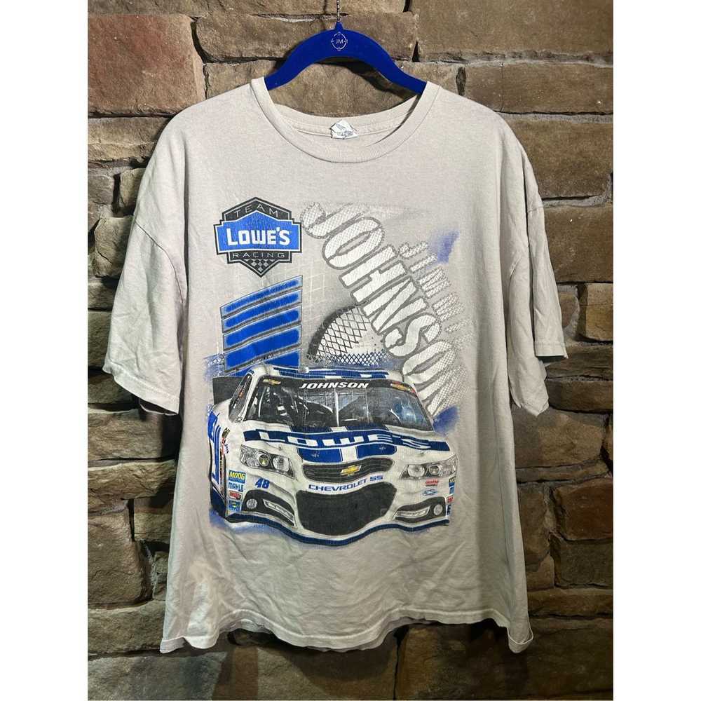 Vintage Size XL - Y2K Jimmie Johnson NASCAR Tshir… - image 1