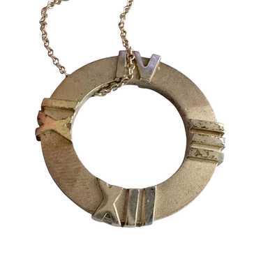 Tiffany & Co. Tiffany and Co Atlas Circle Pendant… - image 1