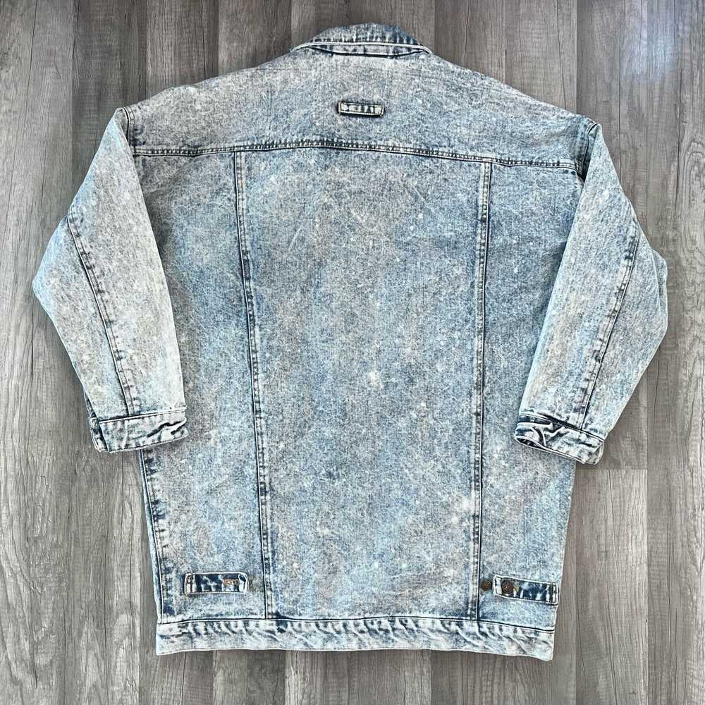 Vintage Vintage 80s Mens Current Seen Acid Wash J… - image 2