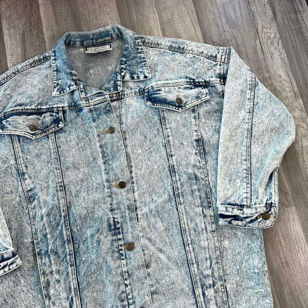 Vintage Vintage 80s Mens Current Seen Acid Wash J… - image 3