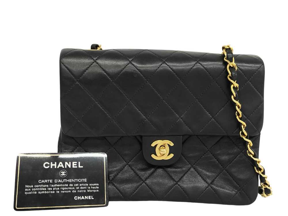 Chanel Timeless Black Leather Shoulder Bag (Pre-O… - image 1