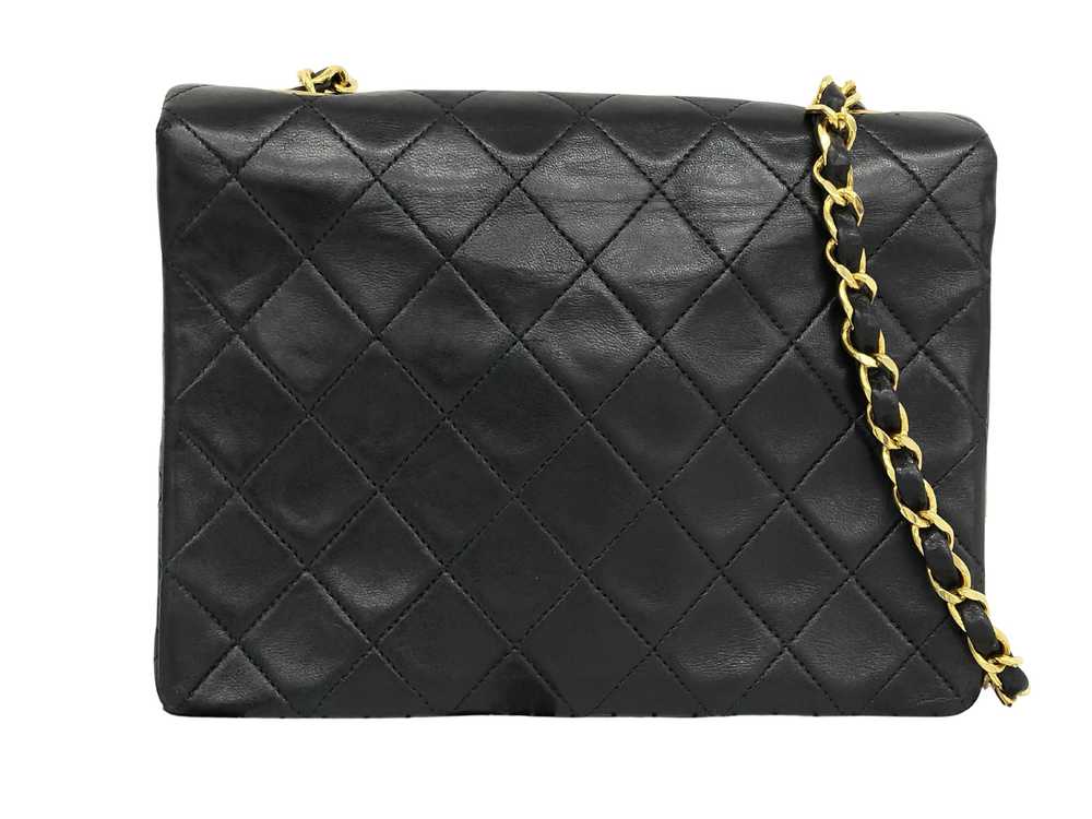 Chanel Timeless Black Leather Shoulder Bag (Pre-O… - image 2