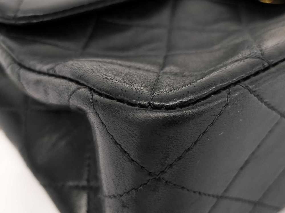 Chanel Timeless Black Leather Shoulder Bag (Pre-O… - image 3