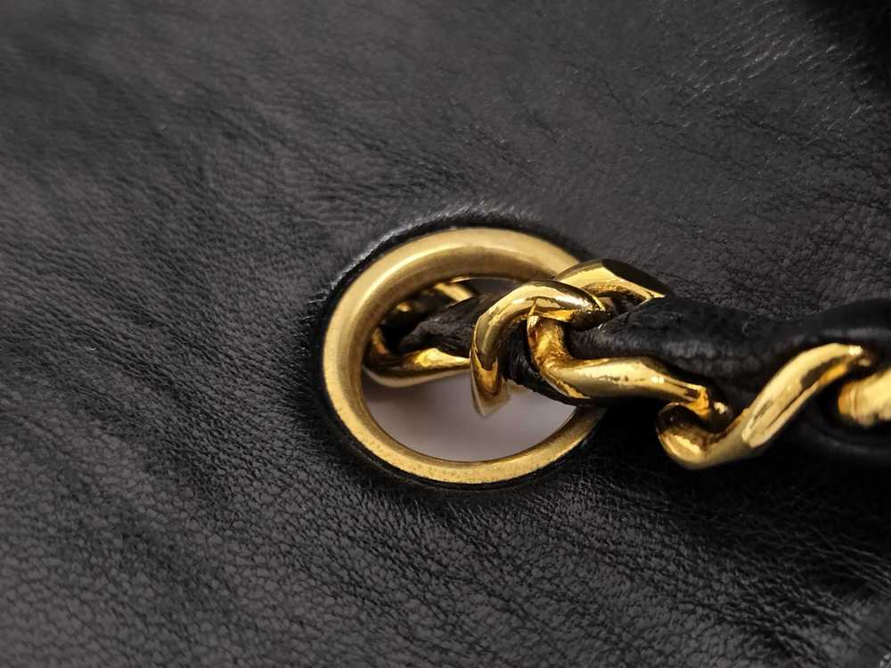 Chanel Timeless Black Leather Shoulder Bag (Pre-O… - image 5