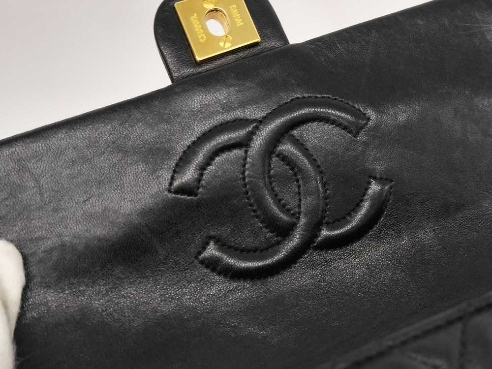 Chanel Timeless Black Leather Shoulder Bag (Pre-O… - image 8