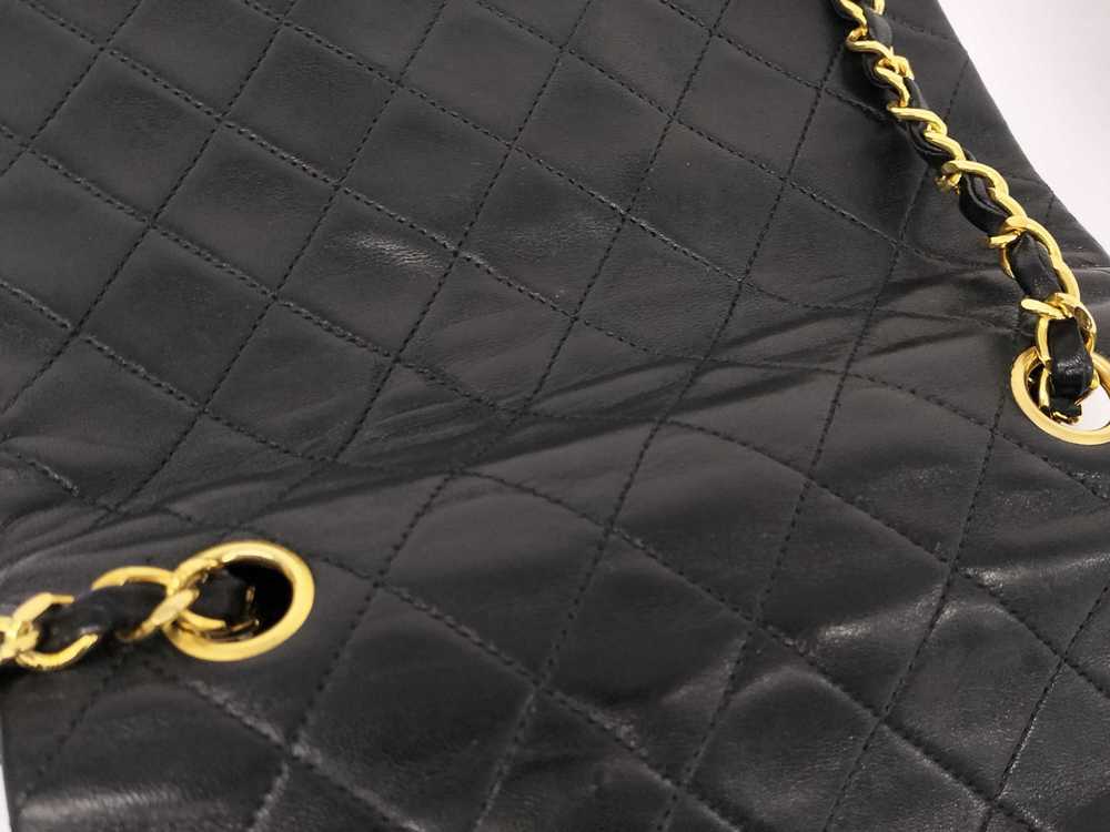 Chanel Timeless Black Leather Shoulder Bag (Pre-O… - image 9