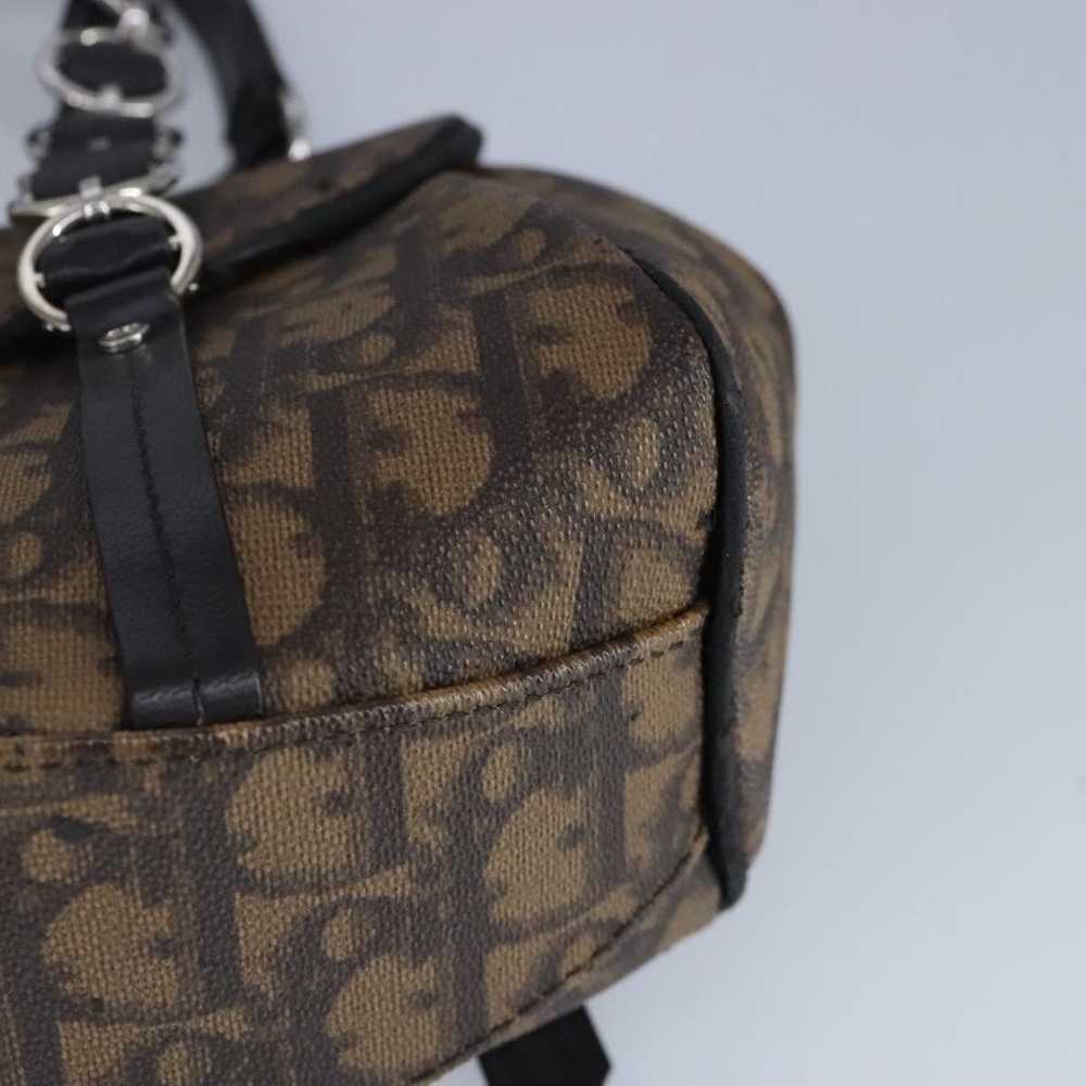 Dior Brown Canvas Handbag (Pre-Owned) - image 9