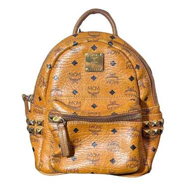 MCM Stark patent leather backpack