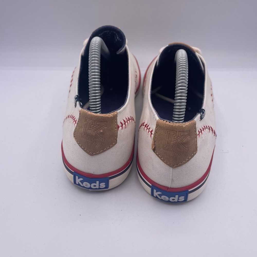 Keds Keds Baseball Lace Up Sneakers Cream Low Can… - image 4