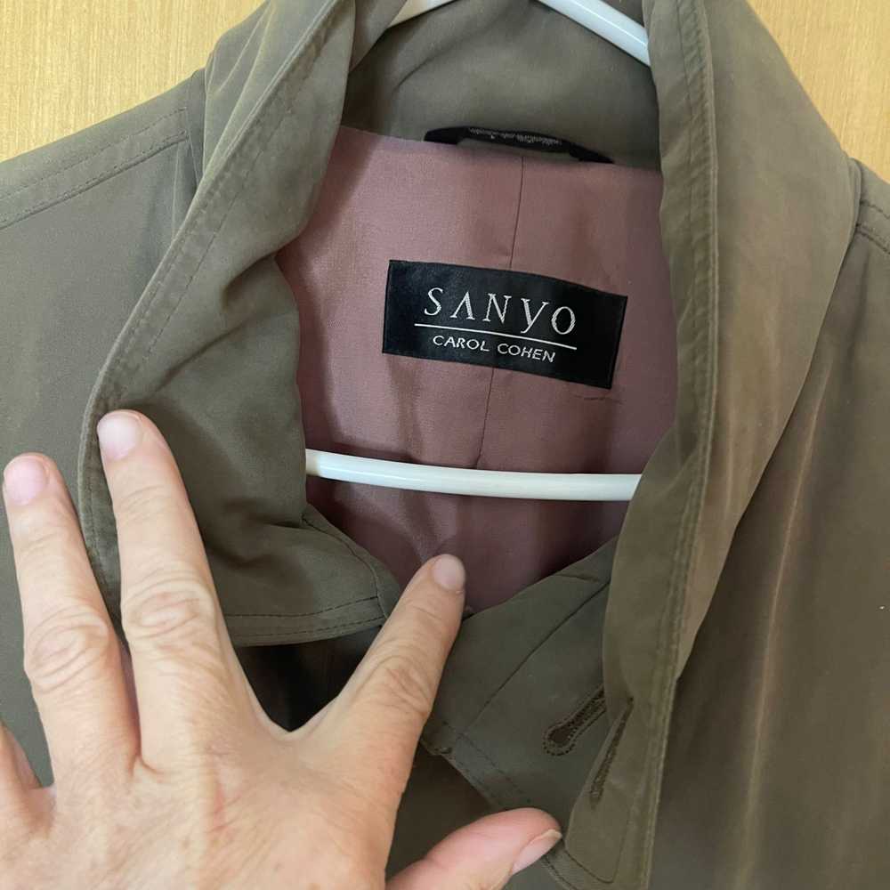 Sanyo Sanyo Mens Jacket Size Small Green Pockets - image 4